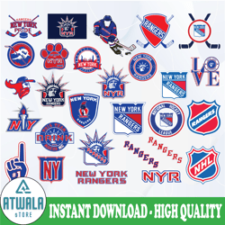 new york rangers bundle svg, rangers svg, nhl svg,nhl svg, hockey cricut, cut file
