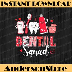 dental squad png, dental assistant dentist png, happy valentine's day png, valentine design, digital download