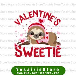 valentine sweetie sloth png, valentine's sweetie png, sweetie png, funny sloth png,