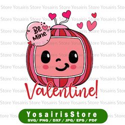 valentine's day melons be mine svg, love cocomelon svg, valentine's day svg png, cocomelon svg png dxf