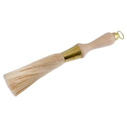 Traditional Orthodox sprinkling brush | Brass, wood, natural fiber | Large brush | Size: 1.0''x15.6'' (2.5x40 cm).