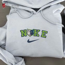 Nike Minnesota Timberwolves Embroidered Unisex Shirt, NBA T Shirt, Basketball, NBA Embroidery Hoodie, NBA Sweatshirt