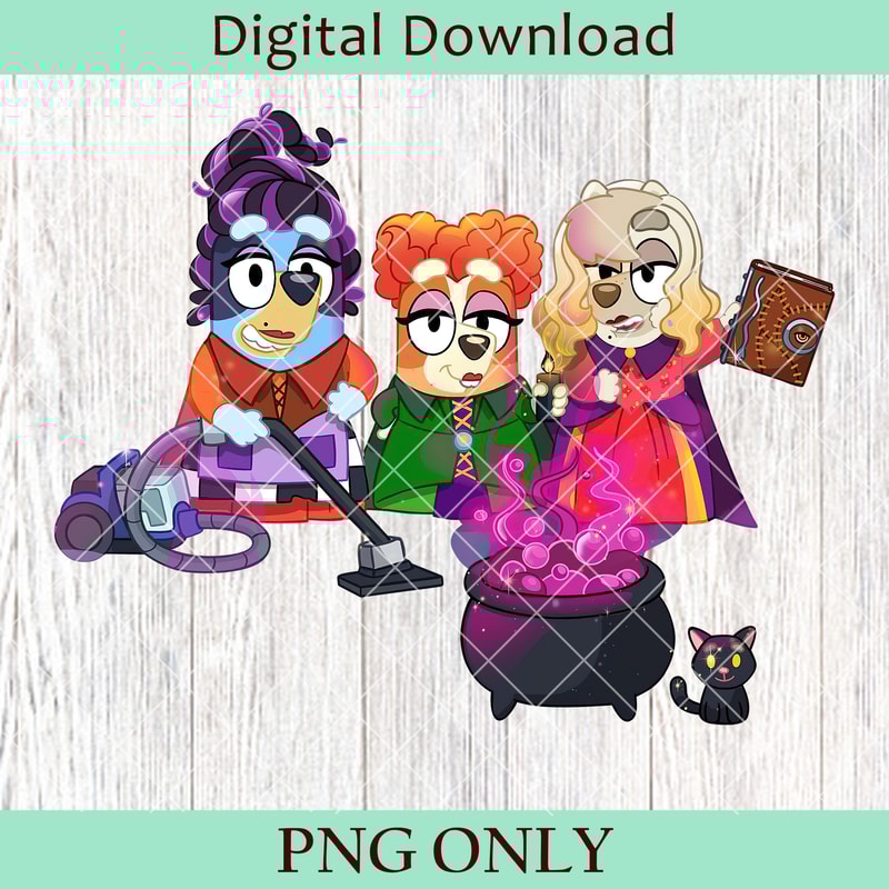 Bluey Halloween PNG Cute Bluey Ghost PNG Funny Spooky Season PNG Cartoon Dog Halloween PNG Trick Or Treat Bluey PNG 0