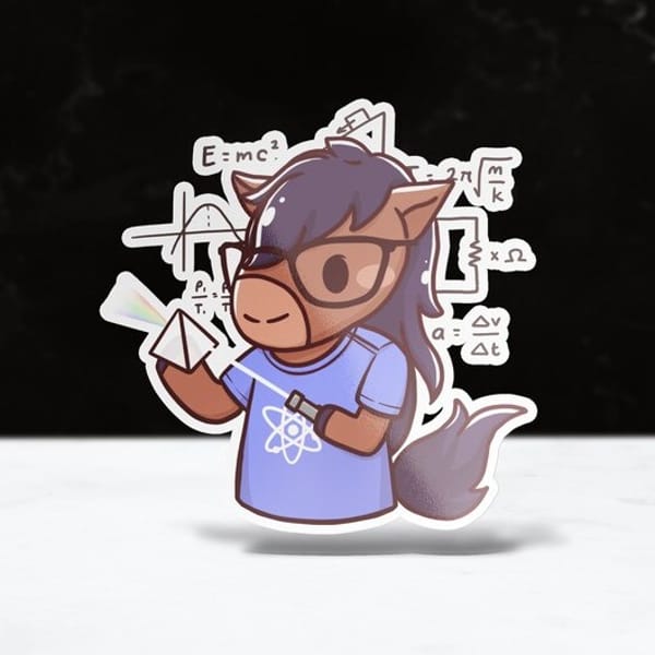 Chibi Physics Sticker | CPP | Cal Poly Pomona | Vinyl | Wate - Inspire ...