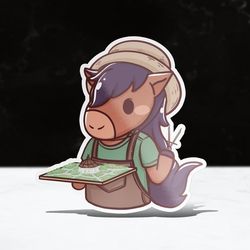 chibi landscape architecture sticker | cpp | cal poly pomona | vinyl | waterproof | laptops, hydroflasks