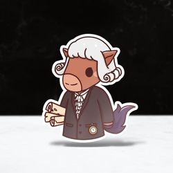 chibi history sticker | cpp | cal poly pomona | vinyl | waterproof | laptops, hydroflasks