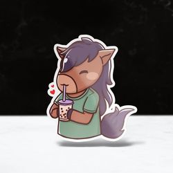 boba billy sticker | cpp | cal poly pomona | vinyl | waterproof | laptops, hydroflasks