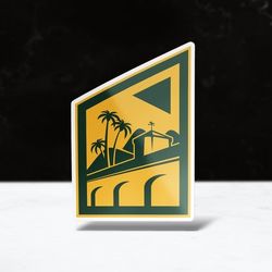 cla sticker | cpp | cal poly pomona | vinyl | waterproof | laptops, hydroflasks