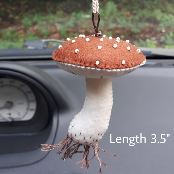 Mushroom-ornament-car-accessories