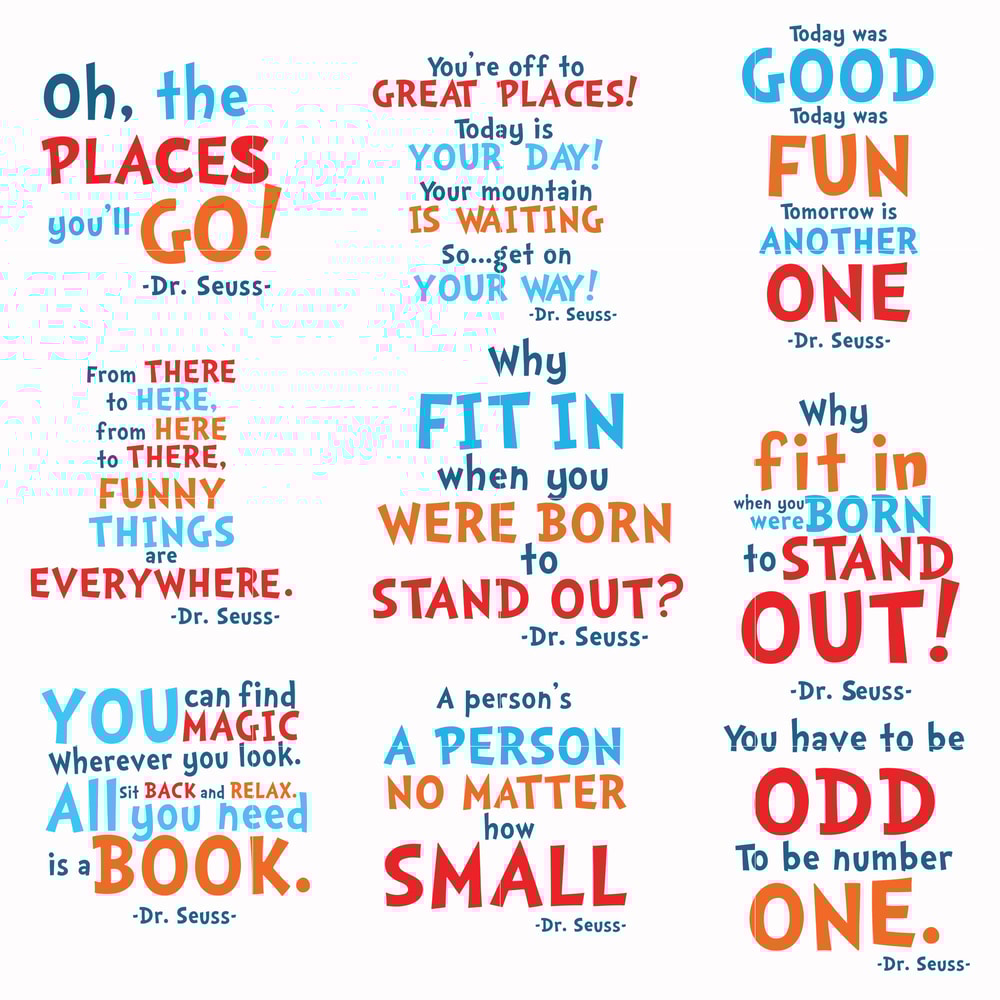 Dr Seuss Svg Bundle, Funny Dr Seuss Quote Svg, Dr Seuss Svg, Thing Svg, Cute Cat Svg, Teacher Svg, Svg File For Cricut DR115.jpg