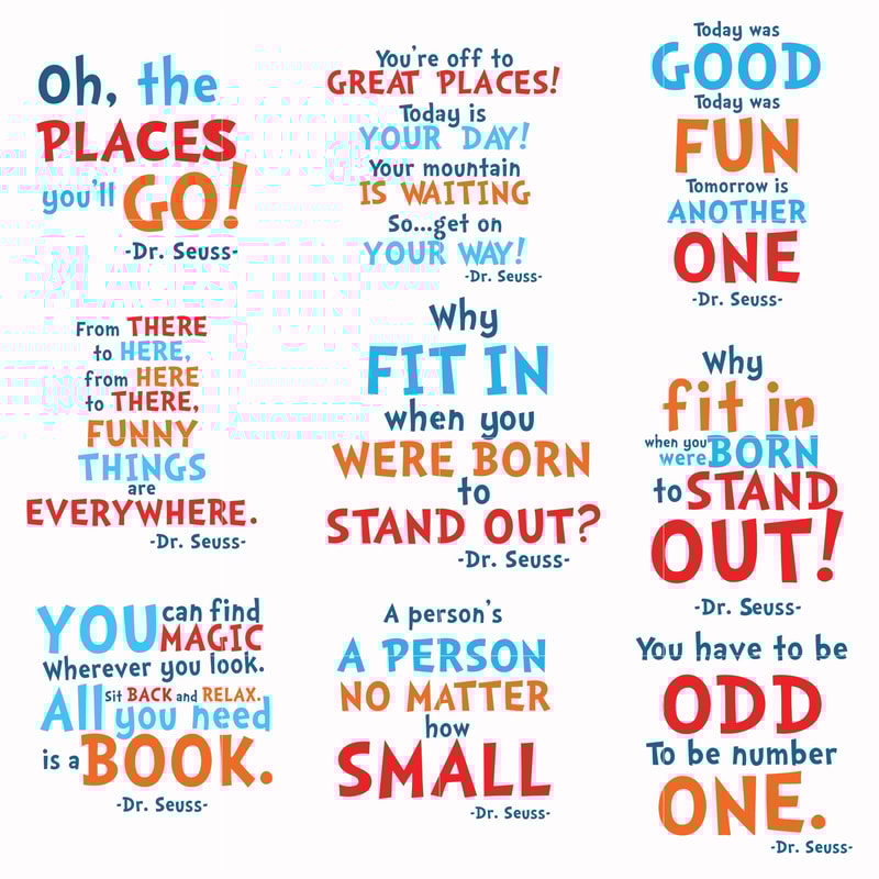 Dr Seuss Svg Bundle, Funny Dr Seuss Quote Svg, Dr Seuss Svg, Thing Svg, Cute Cat Svg, Teacher Svg, Svg File For Cricut DR115.jpg