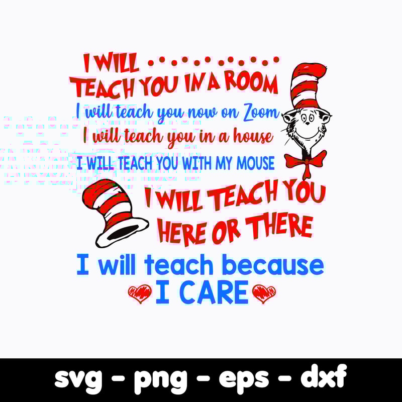 Dr Seuss Svg Bundle, Funny Dr Seuss Quote Svg, Dr Seuss Svg, Thing Svg, Cute Cat Svg, Teacher Svg, Svg File For Cricut DR141.jpg