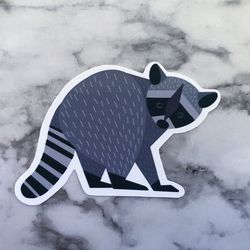 raccoon sticker, animal sticker, cute raccoon, cute sticker, animal sticker, wildlife sticker, planner sticker, vinyl st