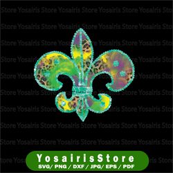 mardi gras sublimation png design | leopard | digital download | printable art | happy mardi gras | fleur de lis