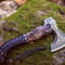 Viking Axe & Leather Axe Sheath, Viking Hatchet, Forged Ax, Bearded Axe, Personalized Anniversary Gift for Bearded Man, Boyfriend, Husband06.jpg