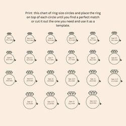 printable ring sizer | ring size finder | ring size measuring tool | international ring size chart| measure ring sizer