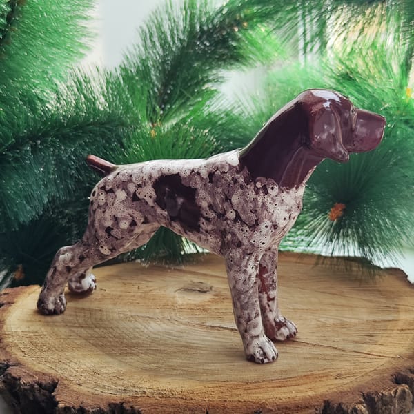 Pointer Figure German Shorthaired Pointer figurine ceramics handmade statue - Inspire ...