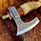 Carbon Steel Bearded Axe with Custom Engraving