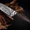 Carbon Steel Hunting Knife with Sheath