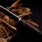 Carbon Steel Hunting Knife with Sheath