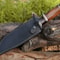 Carbon Steel Hunting Knife with Sheath