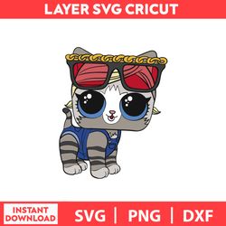 LOL Surprisepets Cats Of The LOL Svg, Png, Dxf Digital File.