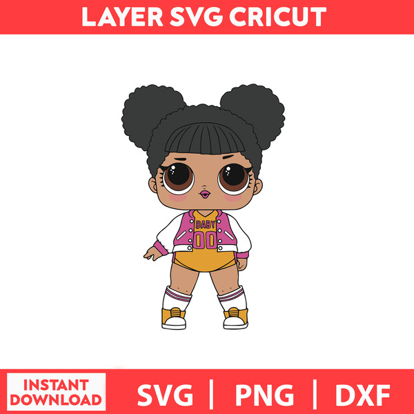 Hip Hop LOL Serie Surprise Of The LOL Svg Png Dxf Digital File