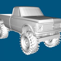 Beauty 1 3d Model Car STL 3D Printing All-terrain Chevrolet