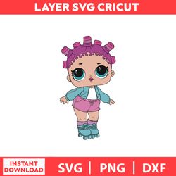 Surprise LOL Doll  Of The LOL Svg, Png, Dxf Digital File.