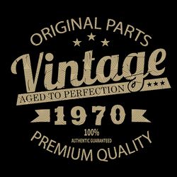 vintage 1970 svg, birthday for 1970 svg, aged to perfection, happybirthday svg, birthday card png, gift for mom birtday