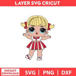 Cheer Captain LOL Supprise Series Doll Of The LOL Svg, Png, Dxf Digital File.