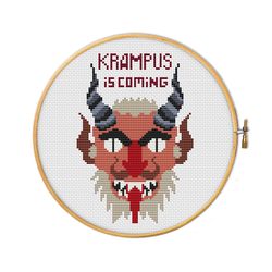 Krampus - cross stitch pattern
