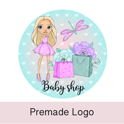 Wonderful kids shop logo design, baby boutique logo, kids store logo, clothing logo, beauty store logo, gifts store logo