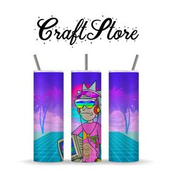 rick and morty | tumbler png | cartoon | png files for sublimation | instant download | tumbler sublimation design