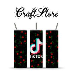 tik tok | tumbler png | cartoon | png files for sublimation | instant download | tumbler sublimation design