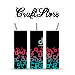 tik tok | tumbler png | cartoon | png files for sublimation | instant download | tumbler sublimation design