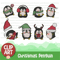 Christmas Cute Penguin Clipart Banner01.png