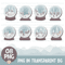 Christmas Winter Snowball Clipart Banner02.png