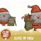 Christmas Santa Claus Clipart Banner03.png