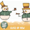 Christmas Snowman Clipart Banner03.png