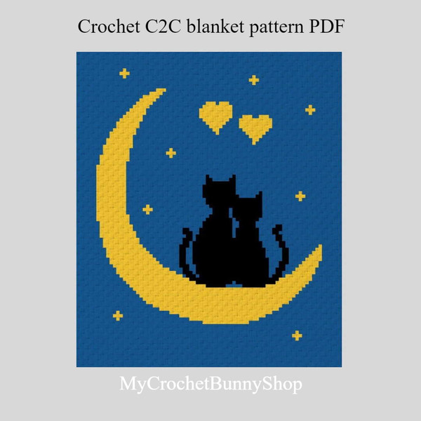 crochet-corner-to-corner-night-cats-blanket