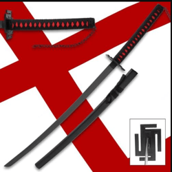 bleach kurosaki ichigo tensa zangetsu bonkai japanese samurai katana black sword
