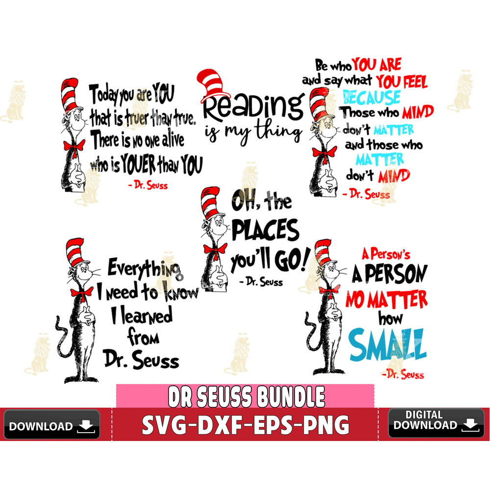 DR3112227-bundle Dr Seuss,bundle Dr Seuss gift,bundle Dr Seuss birthday, Dr Seuss print, Dr Seuss poster, thing one thing two, thing 2 thin Svg Dxf Eps Png file