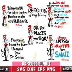 dr suess bundle svg eps dxf png, dr suess bundle svg, silhouette, digital, file cut , instant download