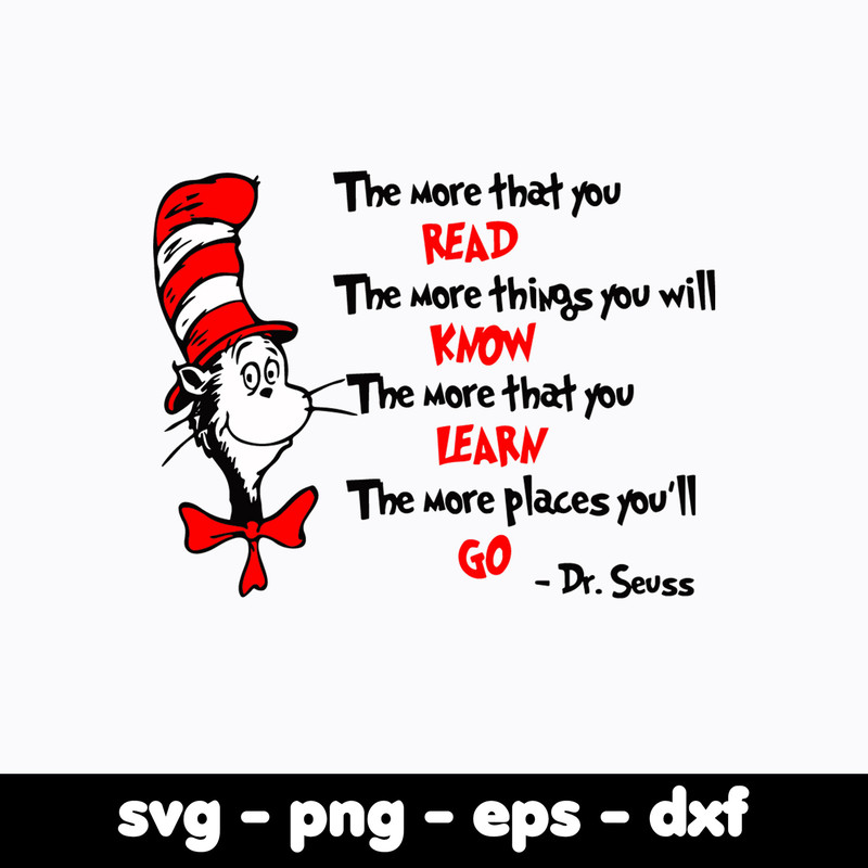 Dr Seuss Svg Bundle, Funny Dr Seuss Quote Svg, Dr Seuss Svg, Thing Svg, Cute Cat Svg, Teacher Svg, Svg File For Cricut DR166.jpg