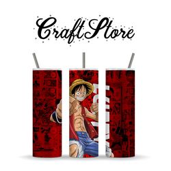 anime (one piece) | tumbler png | cartoon | png files for sublimation | instant download | tumbler sublimation design