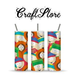 south park (cartoon) | tumbler png | cartoon | png files for sublimation | instant download | tumbler sublimation design