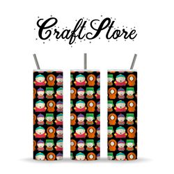 south park (cartoon) | tumbler png | cartoon | png files for sublimation | instant download | tumbler sublimation design