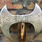 Medieval Warrior Double Headed Battle Axe With Leather Sheath, Labrys, Handmade Carbon Steel Two Sided Axe, Medieval Double Axe, Custom axe3.jpg