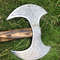Medieval Warrior Double Headed Battle Axe With Leather Sheath, Labrys, Handmade Carbon Steel Two Sided Axe, Medieval Double Axe, Custom axe5.jpg